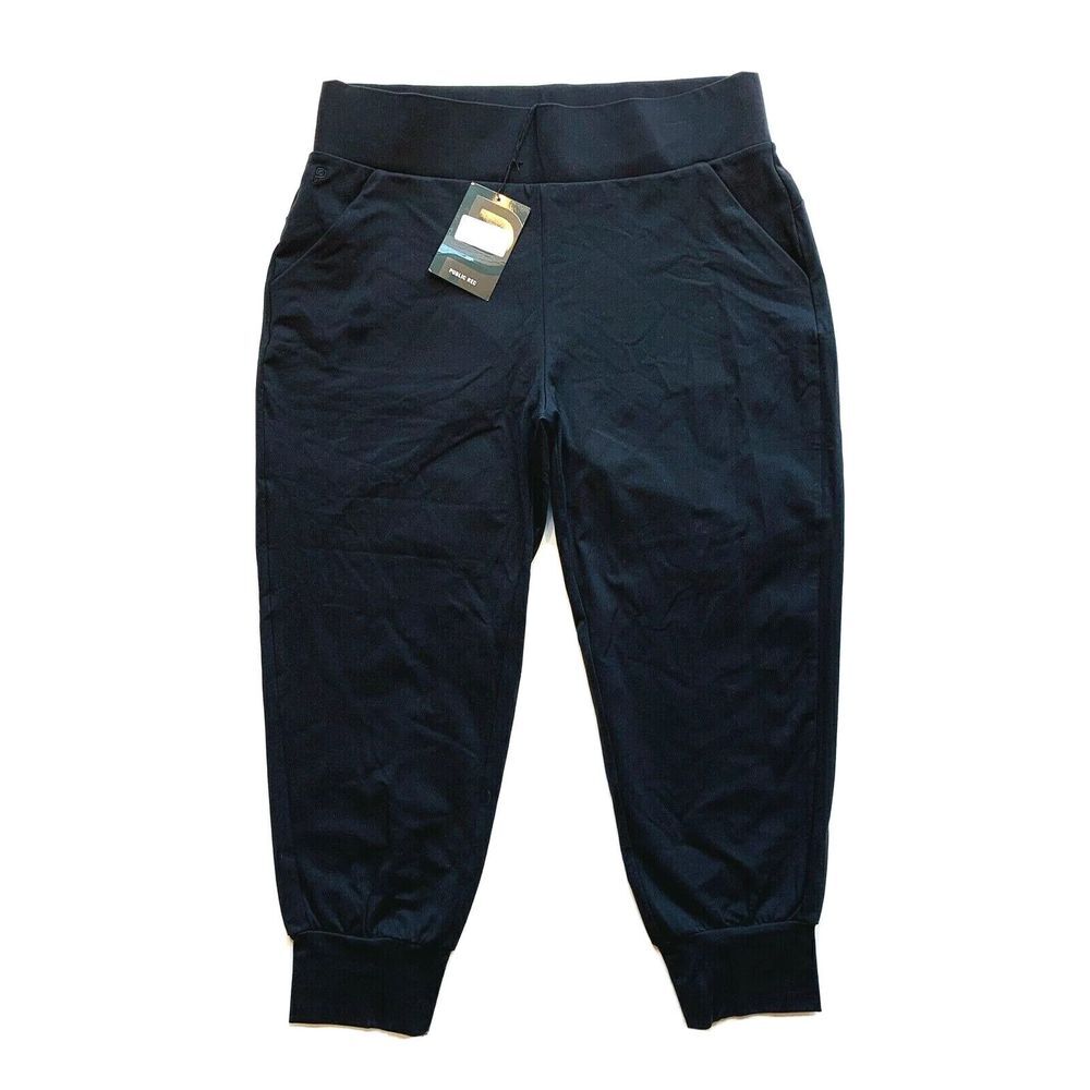 NWT Public Rec All Day Jogger Pants Nylon‎ Stretch Waist High Rise Cuffed 34x24